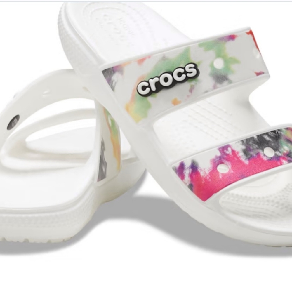 NWT Tie Dye Crocs size 9 - Picture 6 of 10